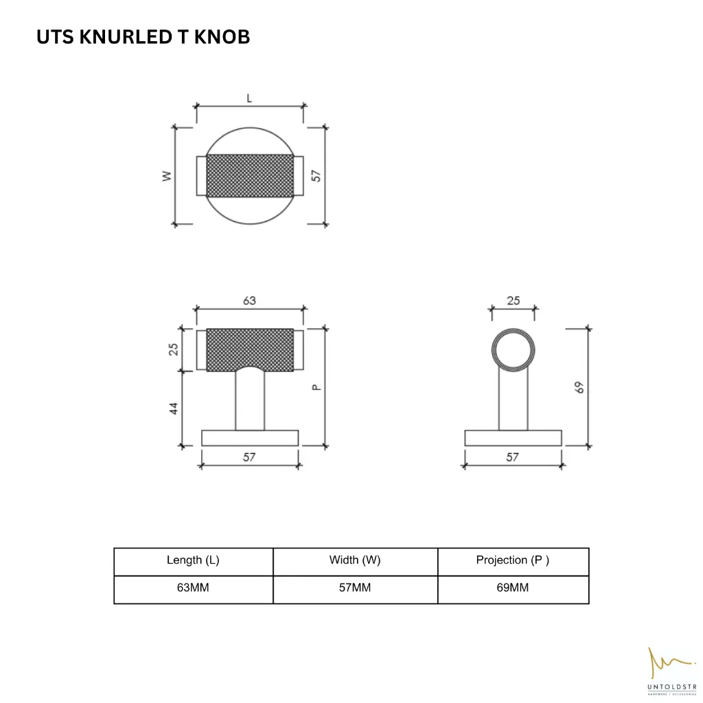 UTS Knurled T Knob.webp