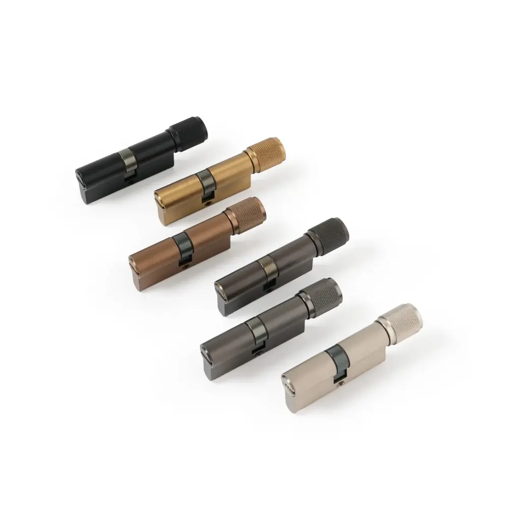 UTS 1000 CYLINDER KEY LOCK - KNURLED ROUND SHAPE THUMBTURN - KR070