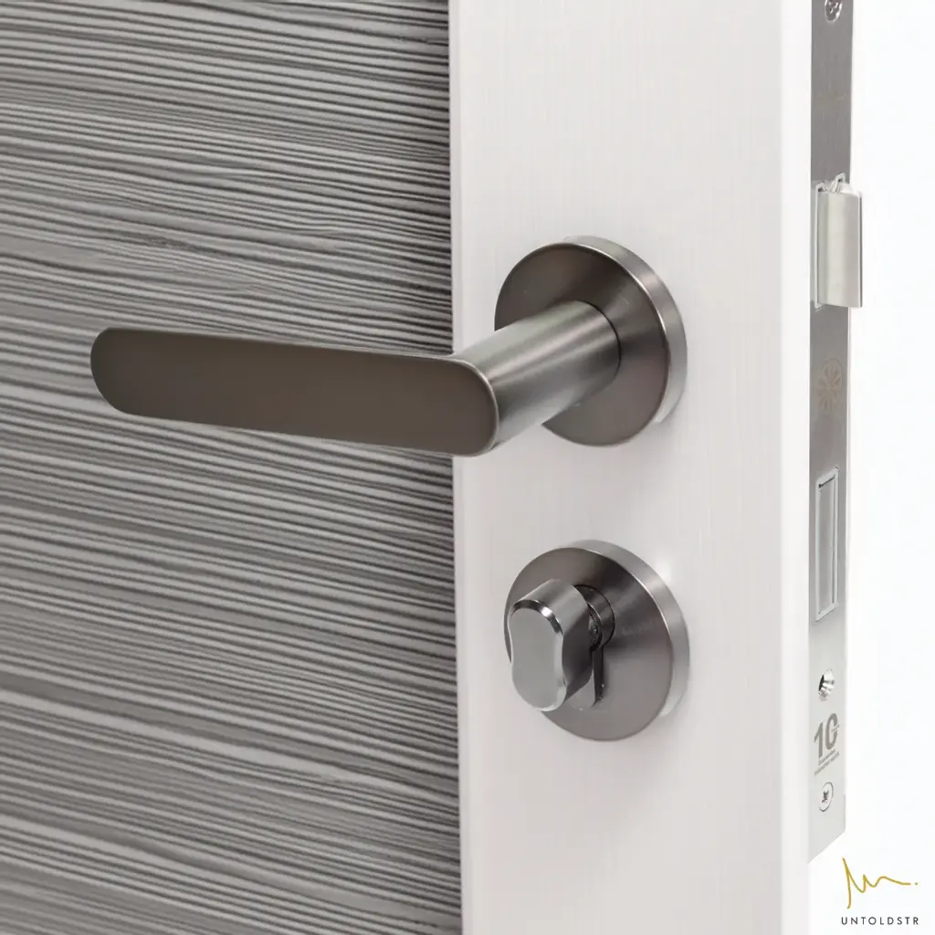 AK MORTISE DOOR LOCK SET - DS811 STAINLESS STEEL