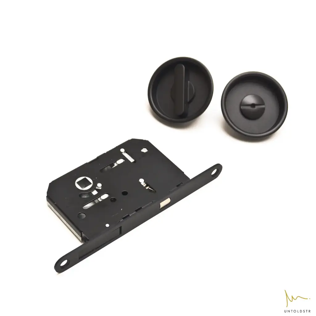 SDP002 SLIDING DOOR RECESS PULL WITH COINLOCK - ROUND