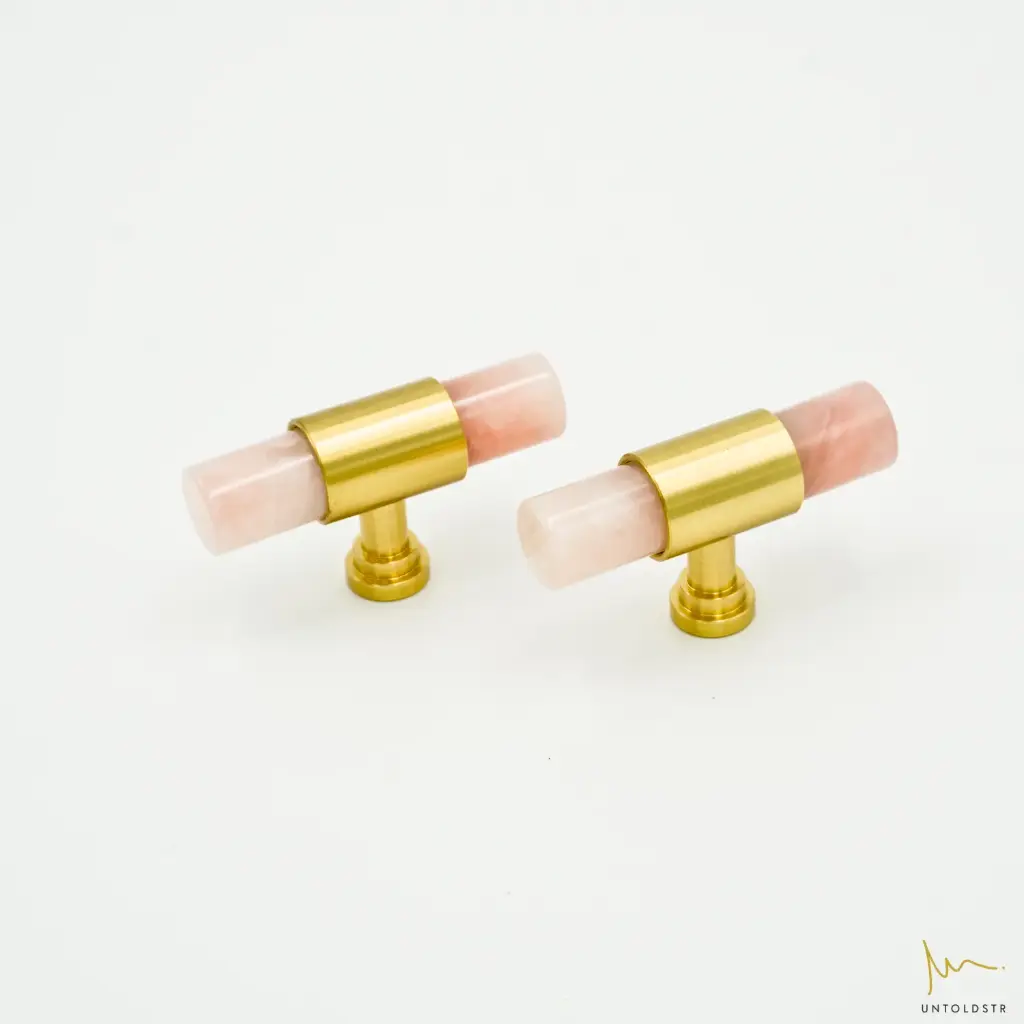 CRYSTAL T-KNOB - PINK