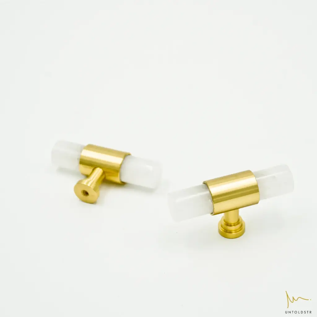 CRYSTAL T-KNOB - WHITE (OLD)