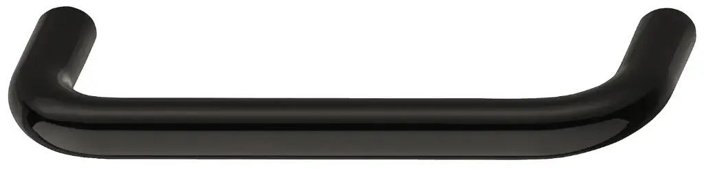 Hafele D Handle - Glossy Jet Black