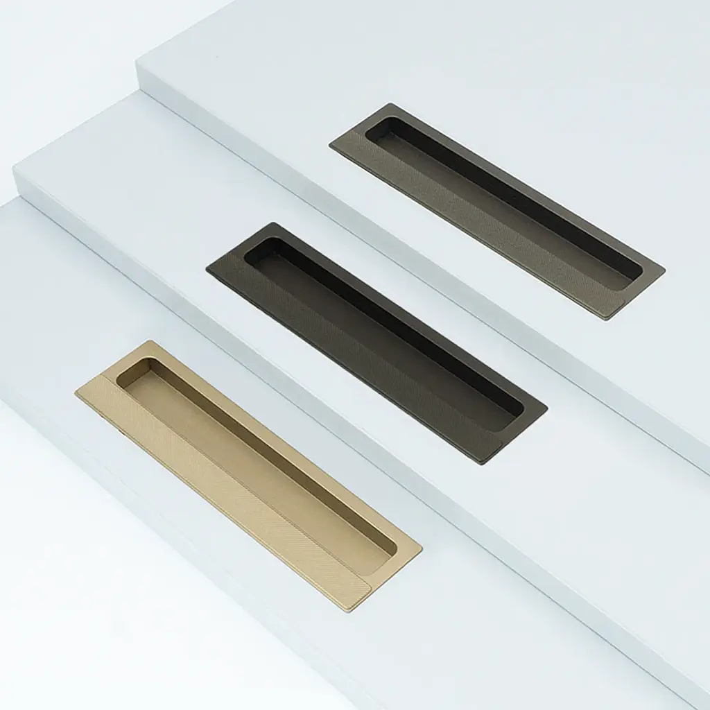 RCS001 - KNURLED RECESSED PULL