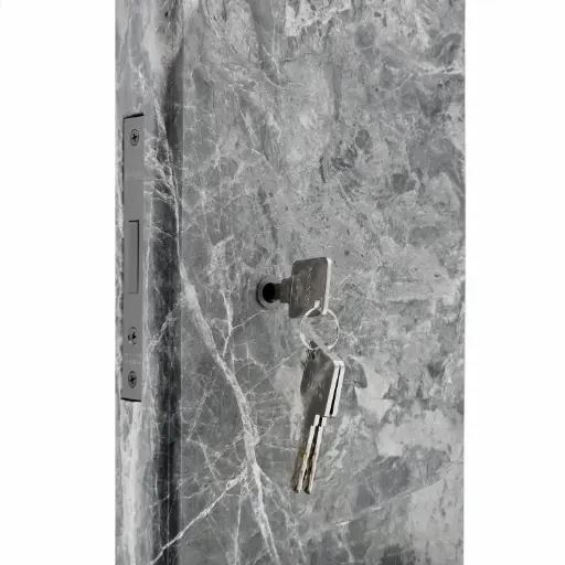 AK HIDDEN DOOR CYLINDER LOCK WITH THUMBTURN - G03 / MATTE GOLD