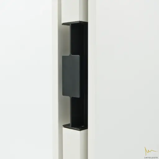 [F9056W 180mm (45) 枪灰] POCKET DOOR PULL "H" 45 -  B01