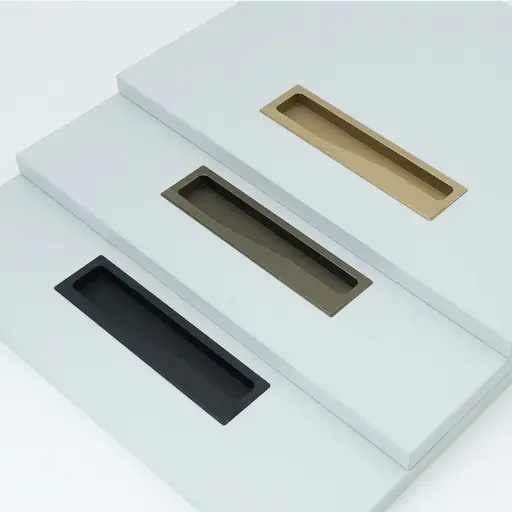 RCS002- ANGLED KNURLED RECESSED PULL