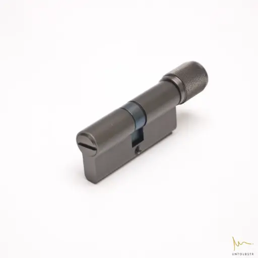 UTS 1000 CYLINDER COIN LOCK - KNURLED ROUND SHAPE THUMBTURN - KR070