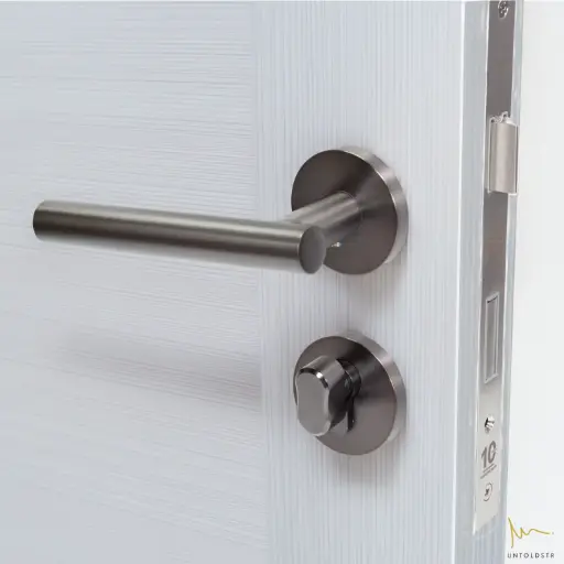 AK MORTISE DOOR LOCK SET - DS812 STAINLESS STEEL