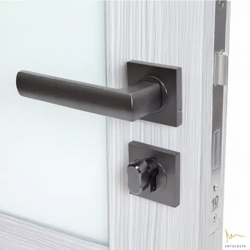 AK MORTISE DOOR LOCK SET - DS814 STAINLESS STEEL